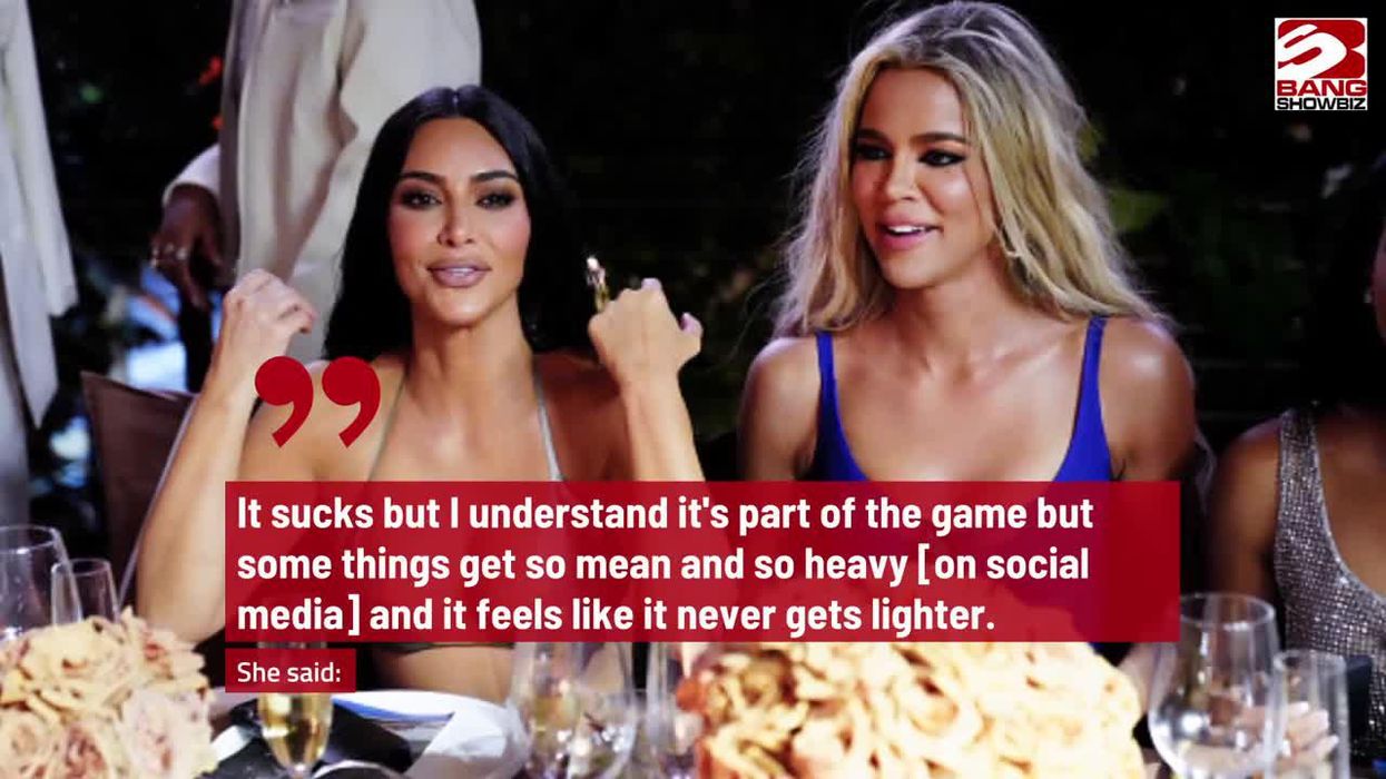 Khloé Kardashian reacts after The Rock checks out the behind of her wax model