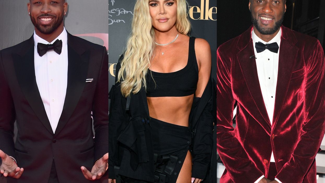 <p>Khloe Kardashian’s exes, Tristan Thompson (left) and Lamar Odom (right), are beefing via Instagram comments.</p>