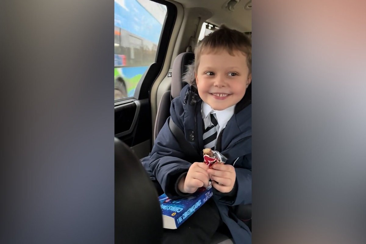 Kid overjoyed to find out he's playing a door in his school's nativity