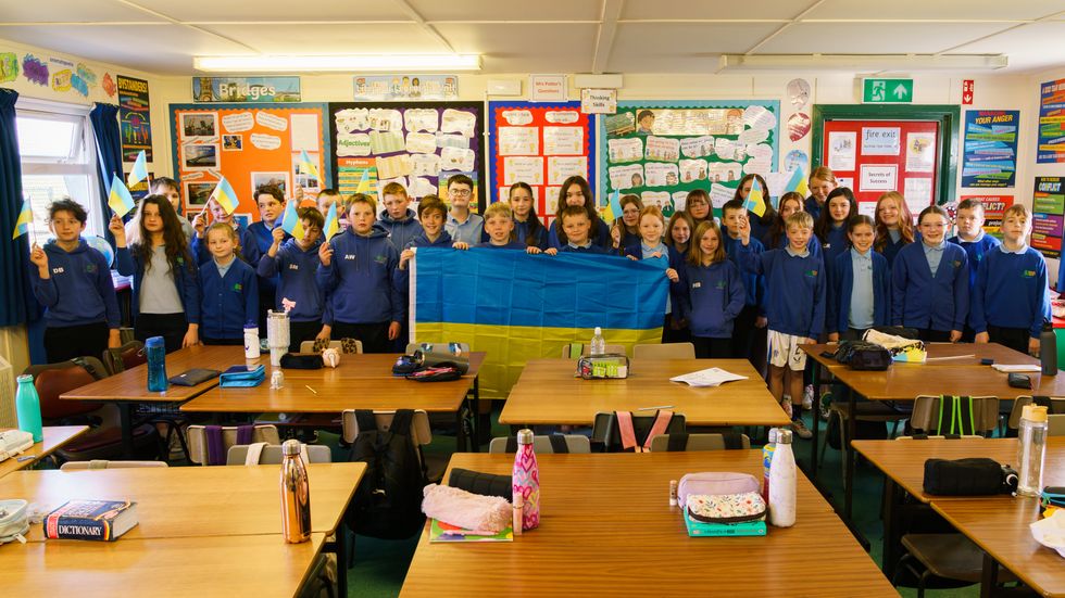 Co Antrim pupils building lasting links with Ukrainian school