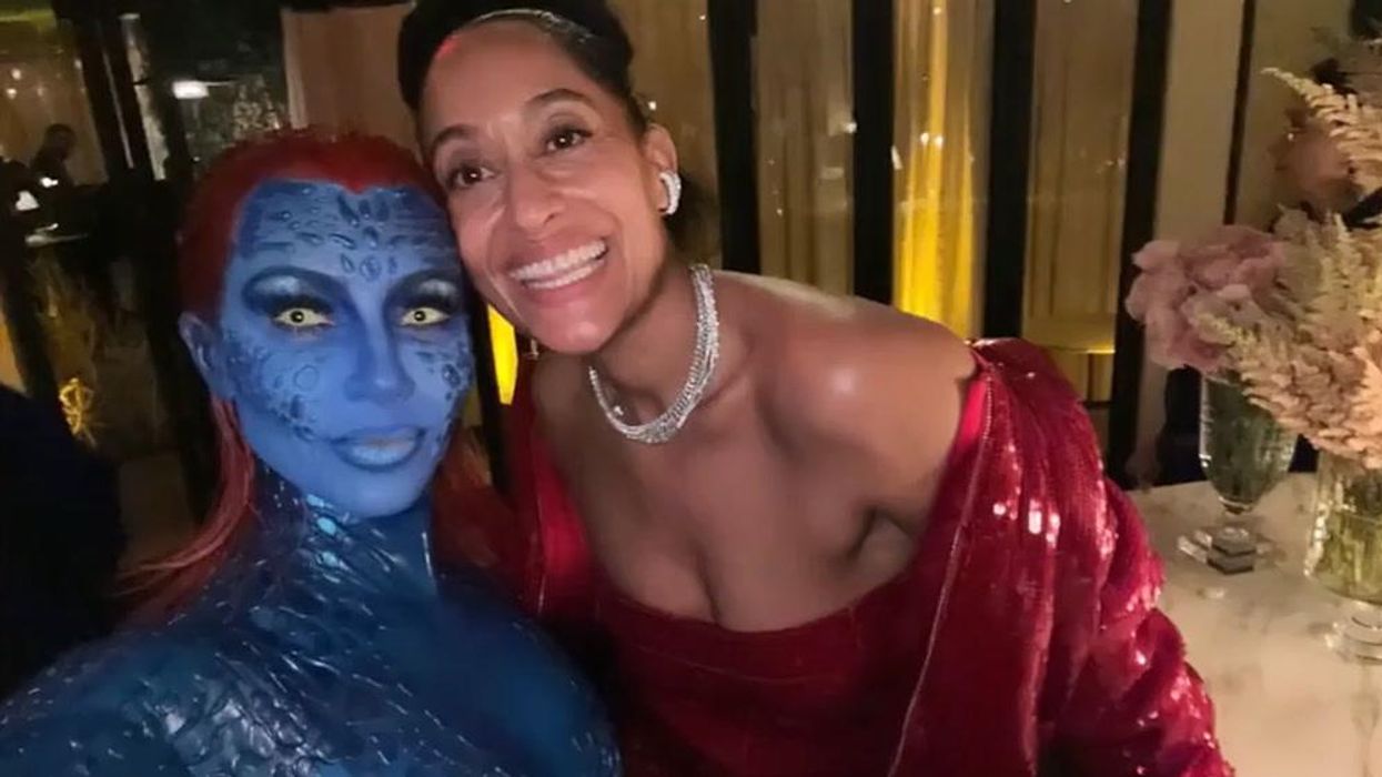 The great irony behind Kim Kardashian attending a non-costume party as Mystique