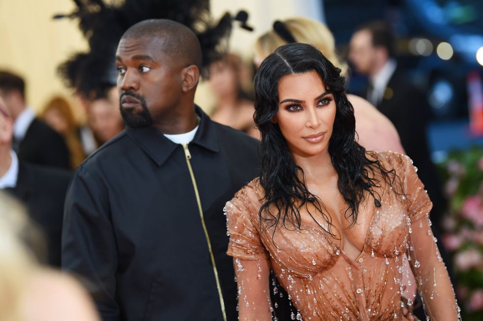 Kim Kardashian and Kanye West attend The 2019 Met Gala
