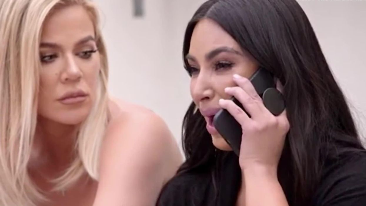 Kim Kardashian cries in new show as six-year-old son gets ad for sex tape