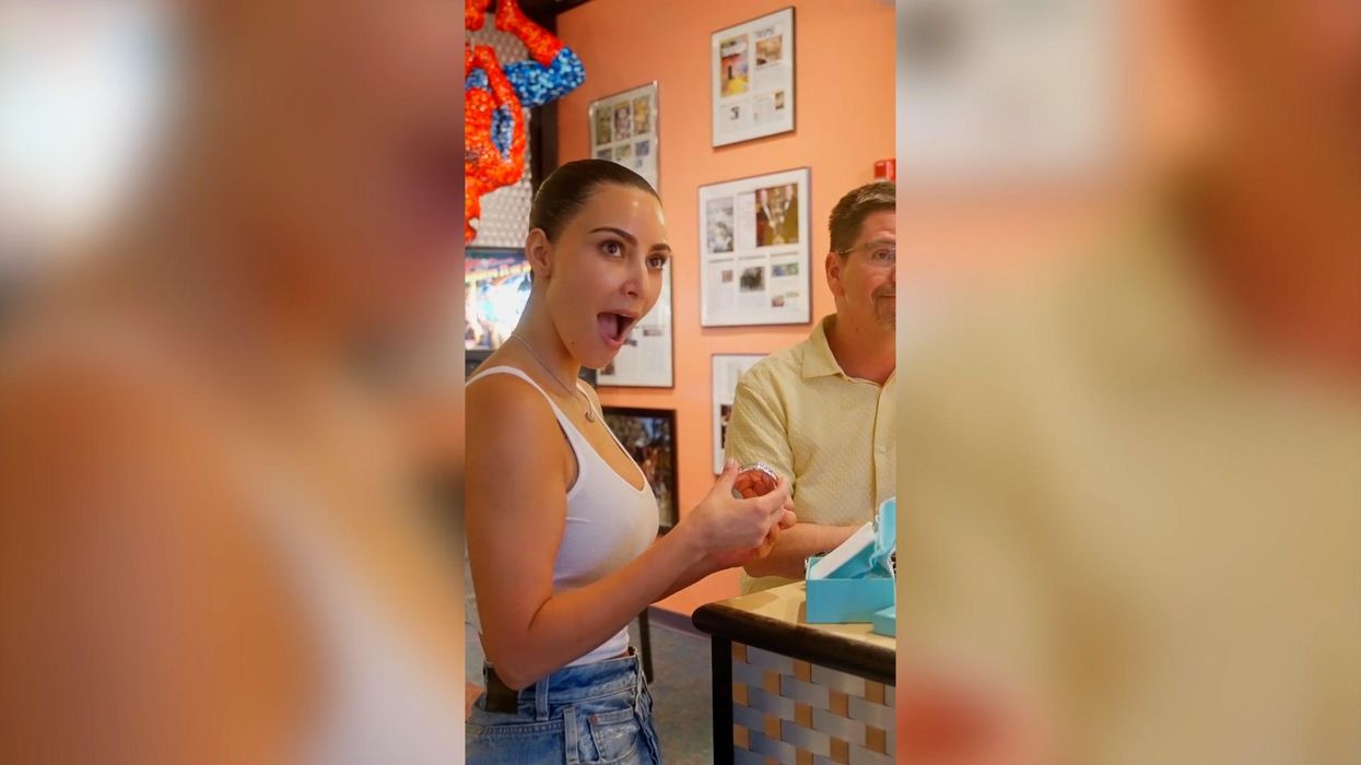 Kim Kardashian gets surprised with lock of Marilyn Monroe's hair before Met Gala