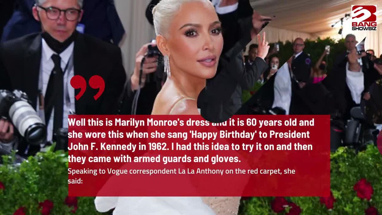 Kim Kardashian lost 16lbs to wear Marilyn Monroe's dress for a few minutes