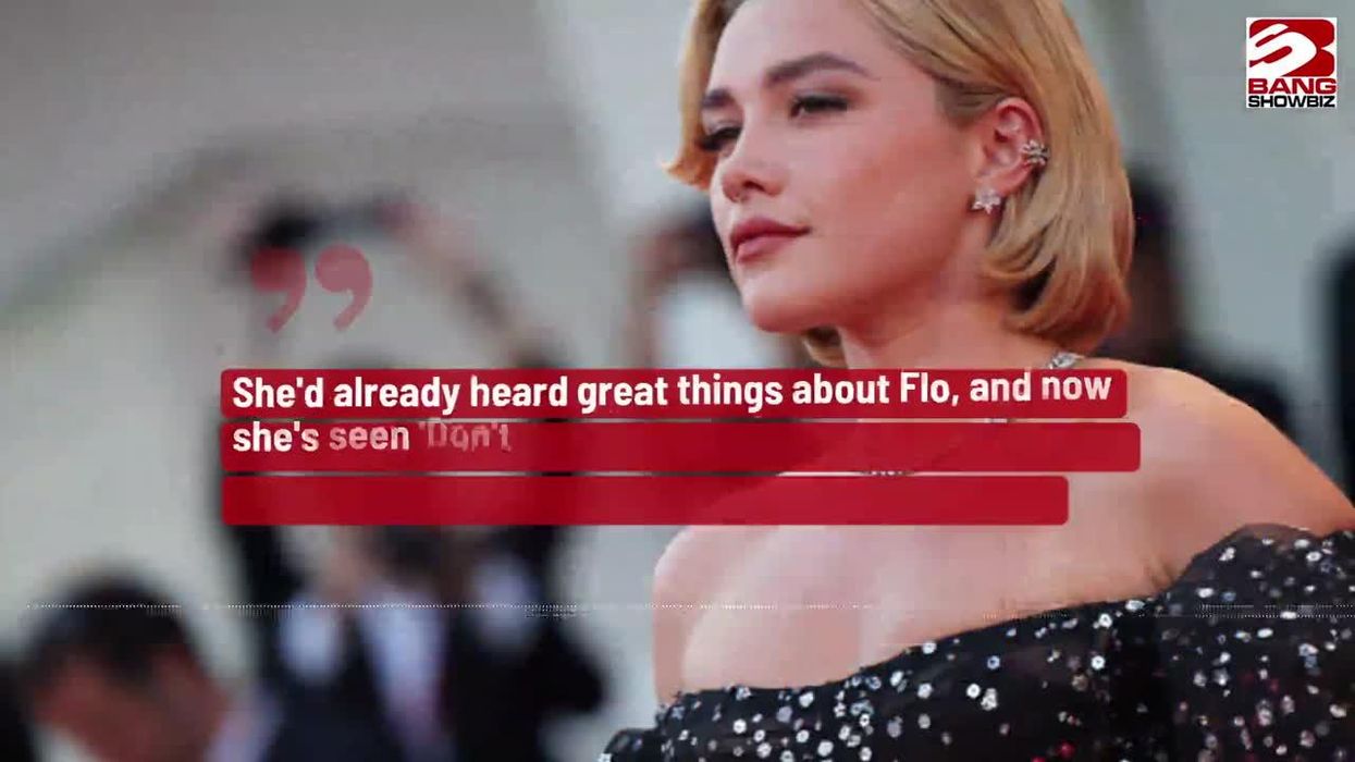 Florence Pugh makes hilarious comment about going braless in a see-through top