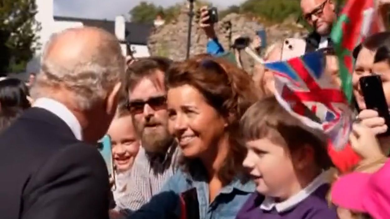 King Charles stopped by man saying 'while we struggle to heat homes we have to pay for your parade'