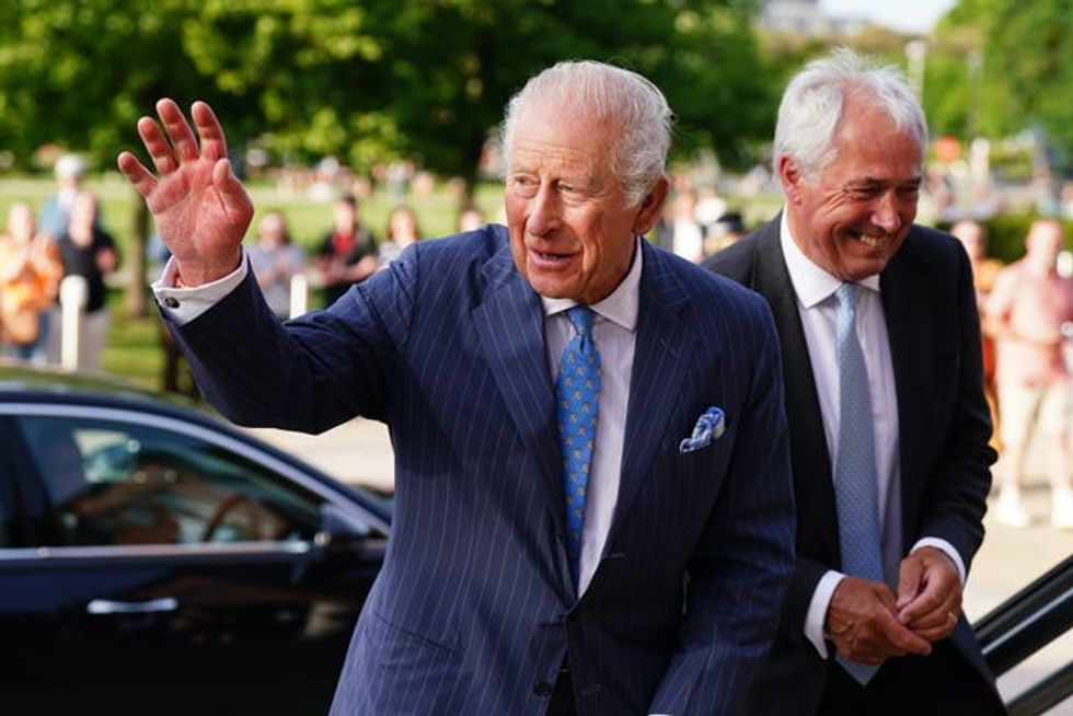 King Charles III views performance of The Tempest