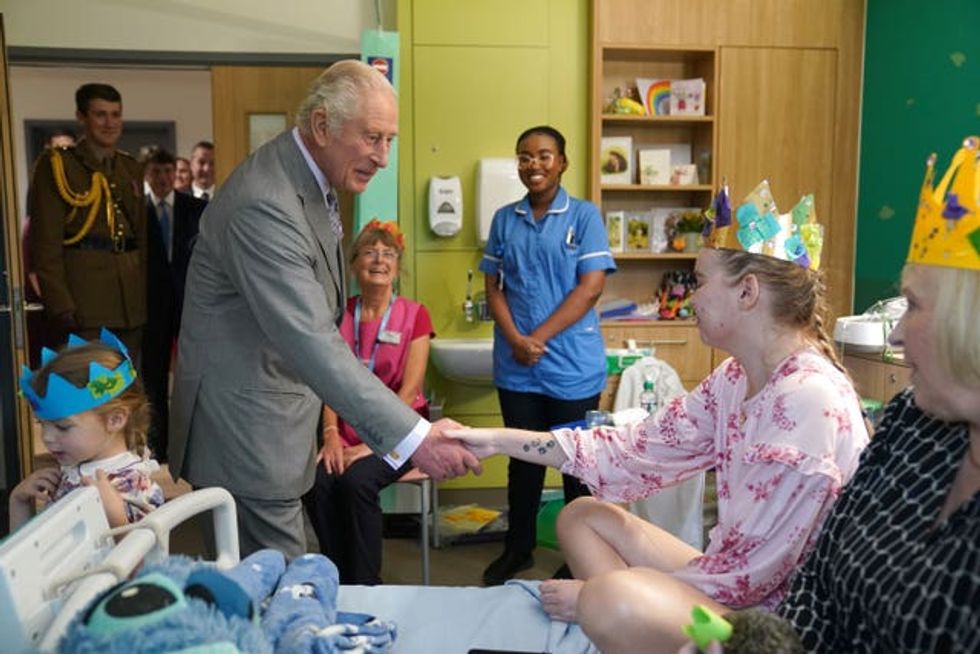 King Charles III visit to Priscilla Bacon Lodge hospice