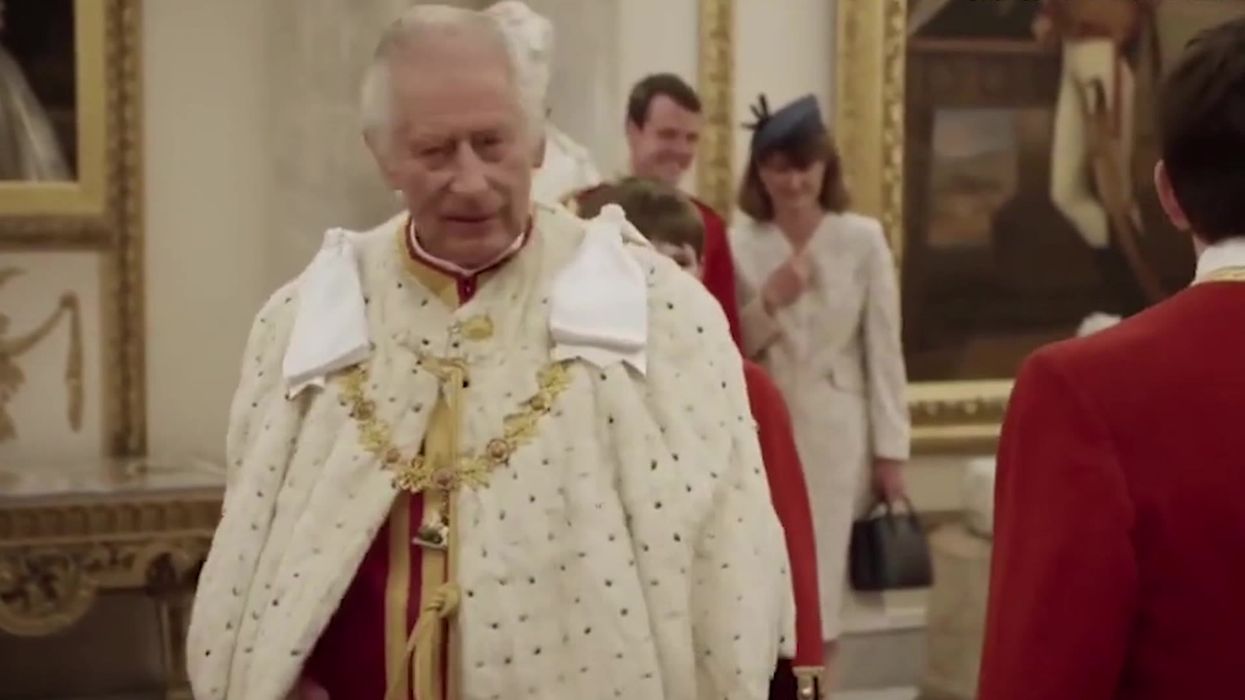 King Charles poked fun at his own 'sausage fingers' in coronation rehearsal