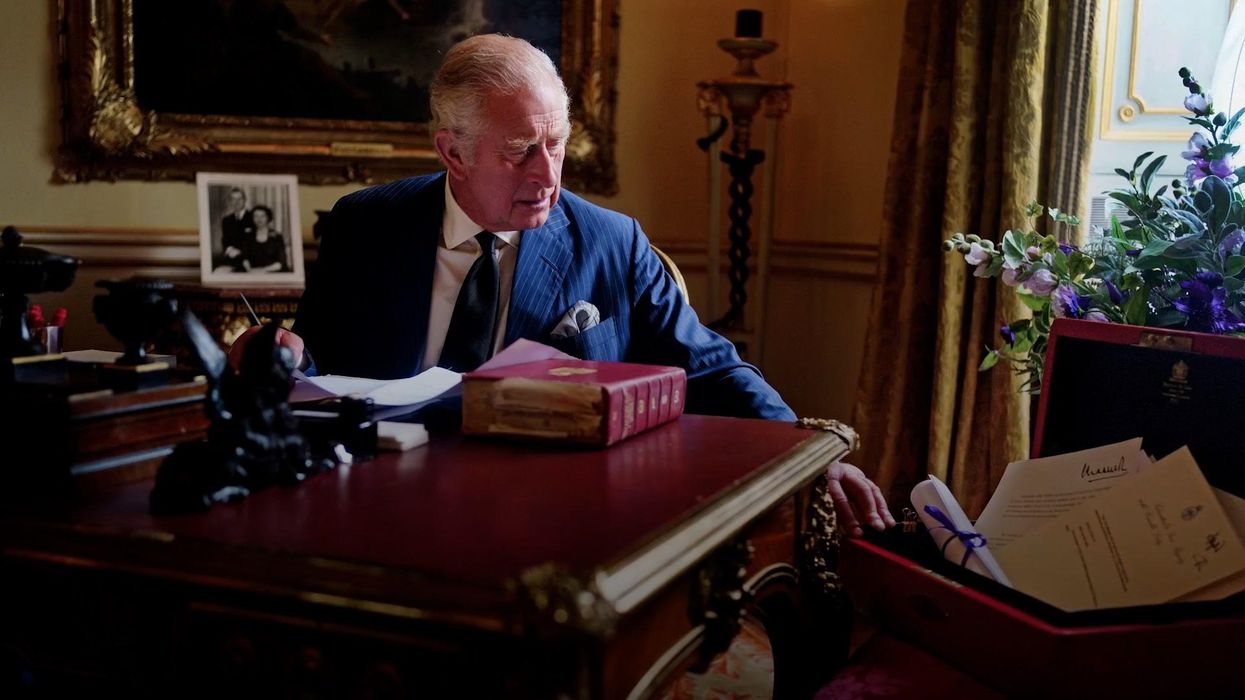 The King's new royal cypher looks a lot like the Real Madrid badge