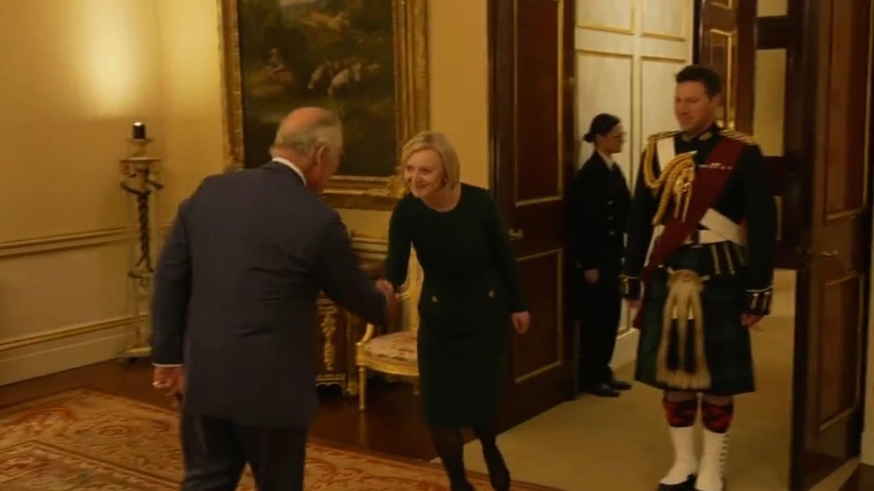 'Oh dear': King Charles has a less-than-enthusiastic reaction to seeing Liz Truss again