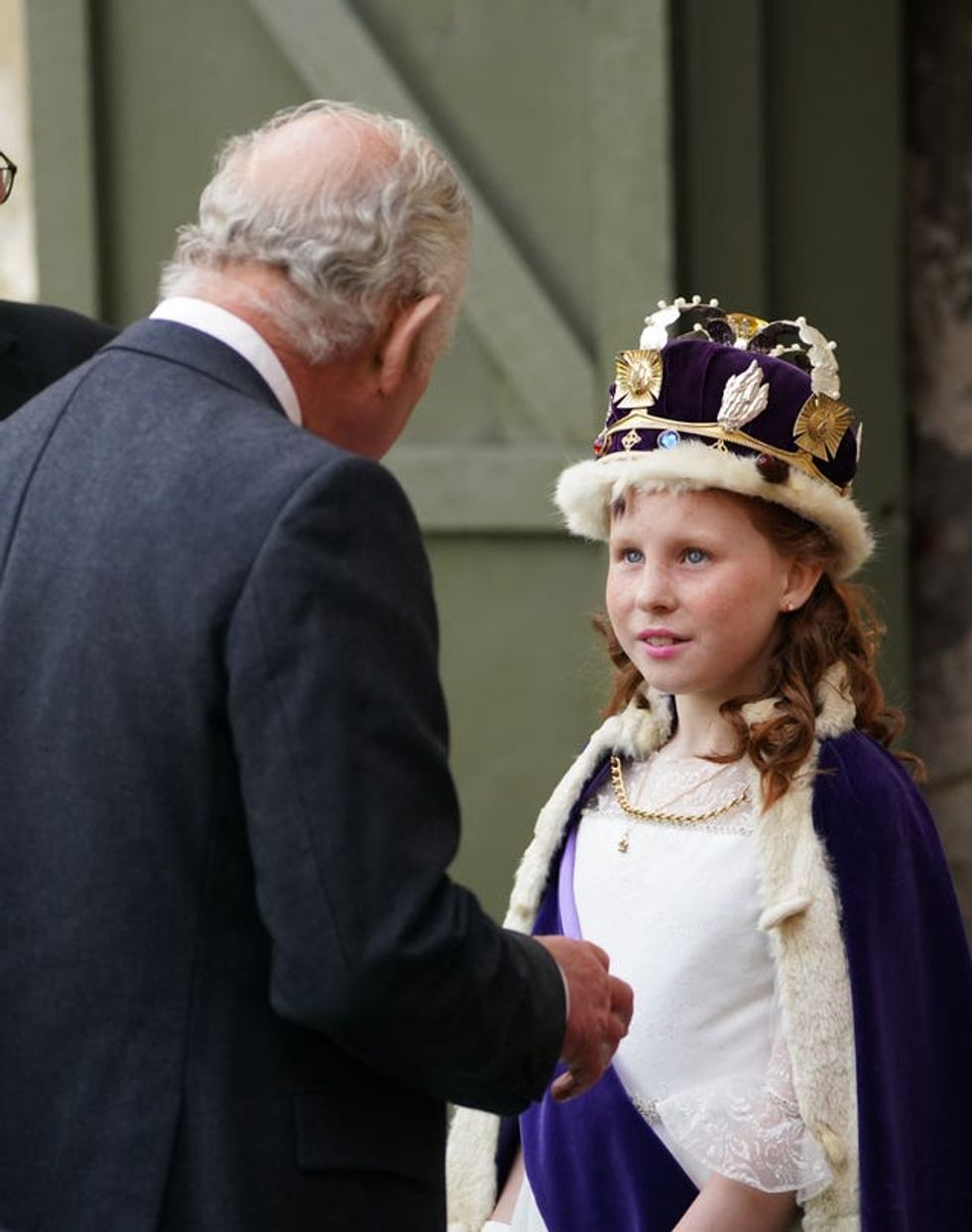 King visits Scotland for Holyrood Week