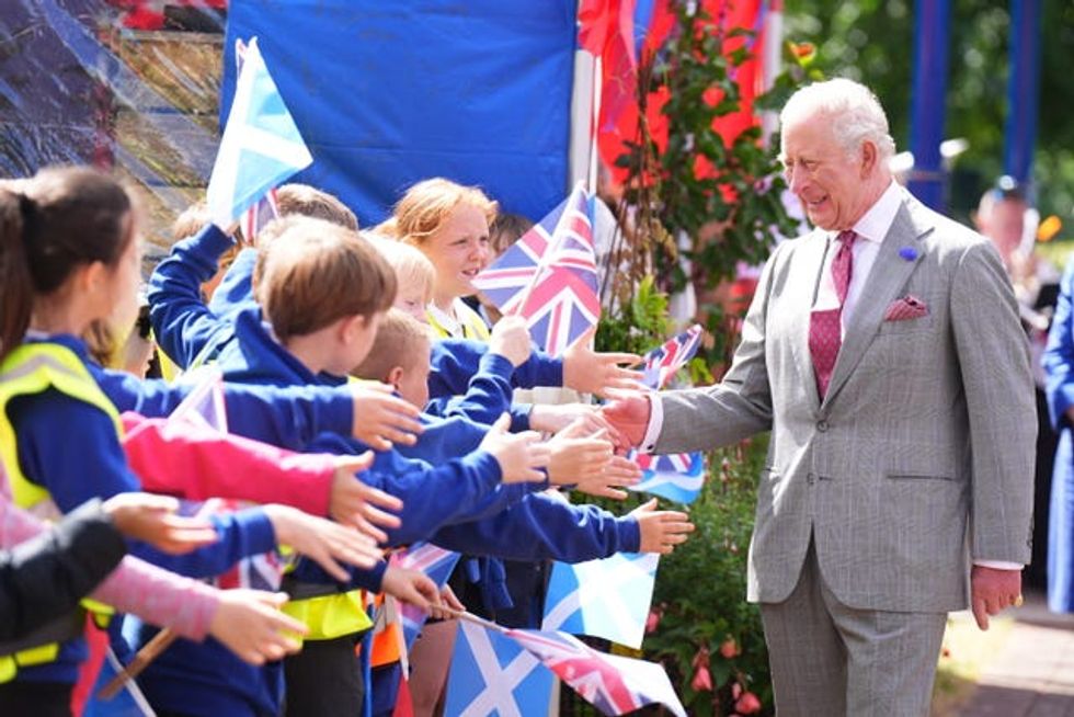 King visits Scotland for Holyrood Week