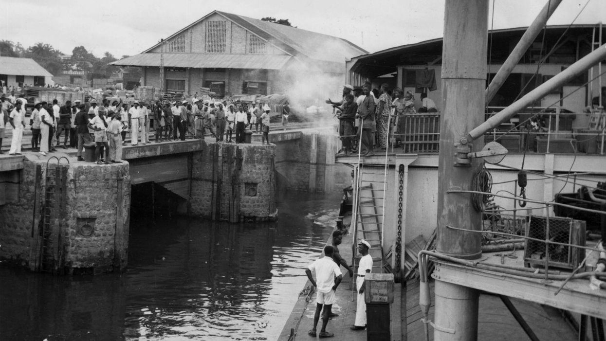 Kinshasa, pictured in 1955