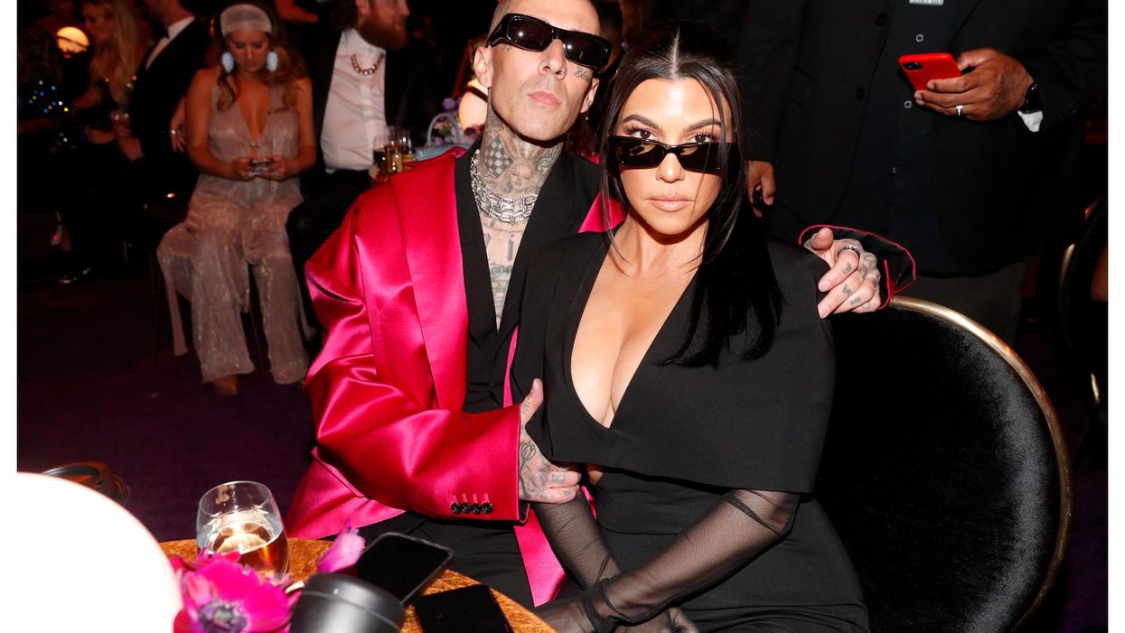 Kourtney Kardashian has Travis Barker's name on her lingerie
