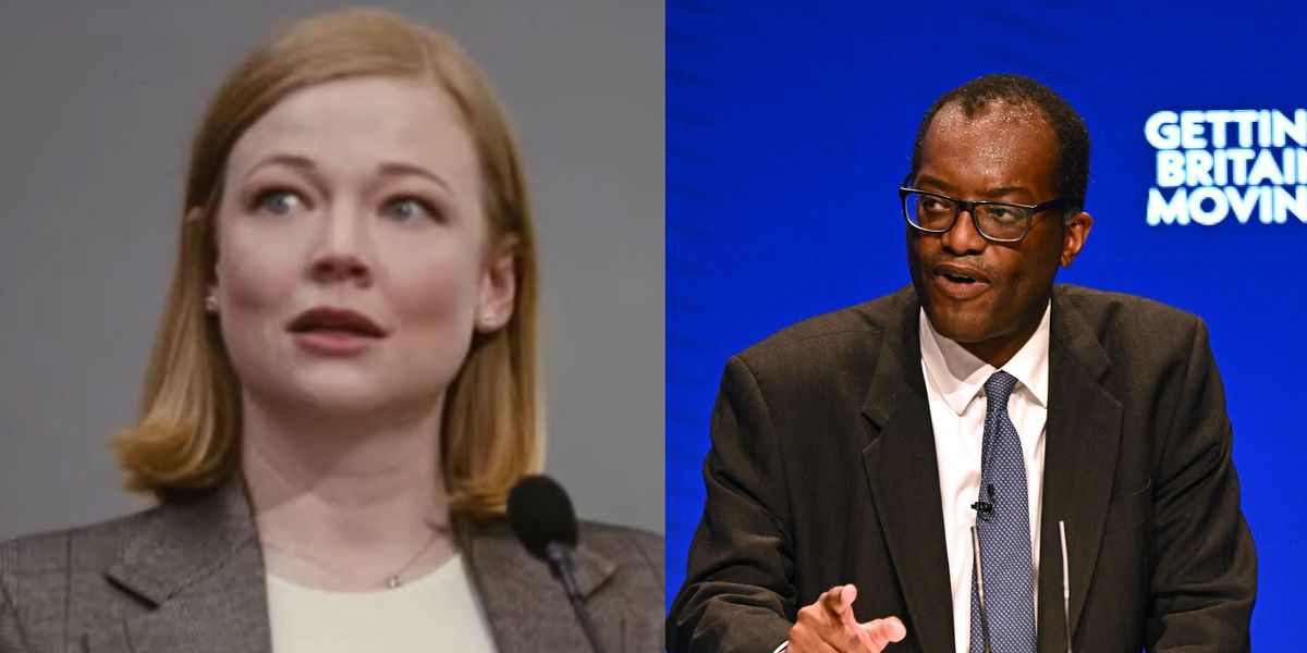 Kwasi Kwarteng's u-turn statement is identical to one from Succession ...