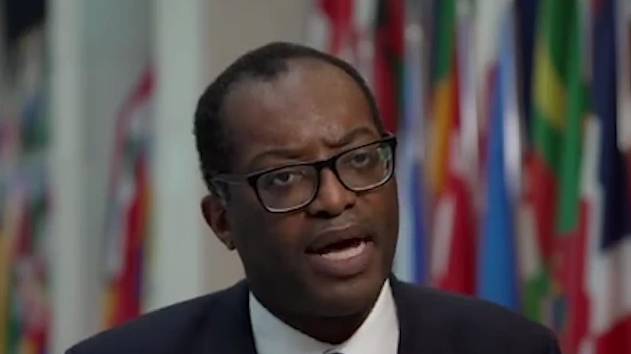 Kwasi Kwarteng's flight back to the UK appeared to u-turn and the irony is too much