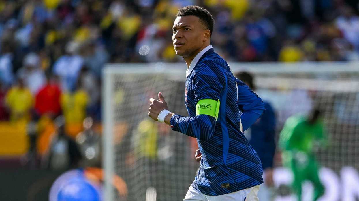 Football fans have spotted the hidden meaning behind Mbappé's flute celebration
