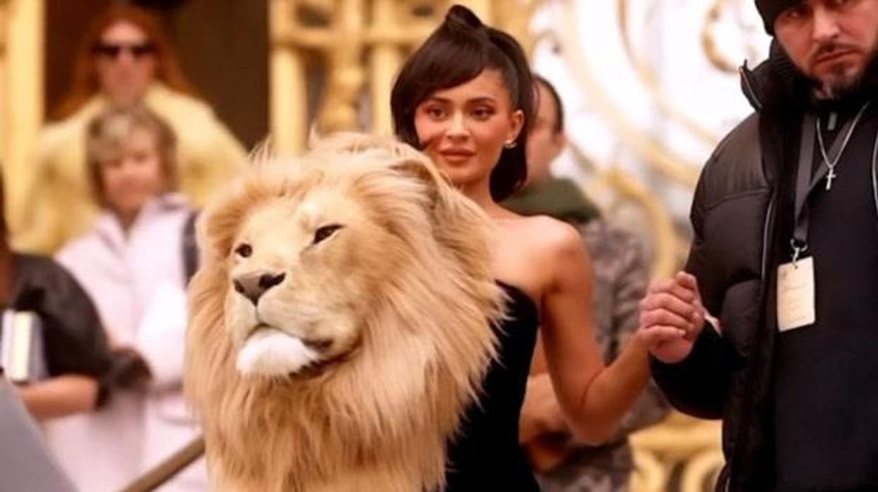 PETA praises Kylie Jenner's 'fabulously innovative' lion head at Paris Fashion Week