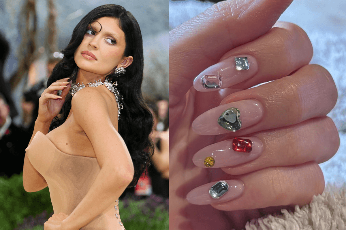 Kylie Jenner’s ‘crystal candy’ gem nails spark 311% surge - and they're super easy to recreate