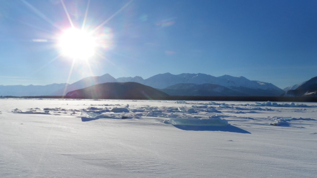 Lake Baikal, where Greg Bower will take on an epic expedition (Greg Bower/PA)