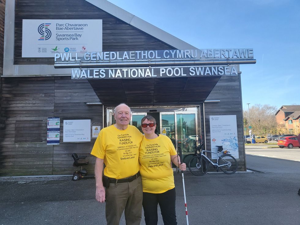 Veterans mark VE Day with swimathon covering 80 lengths weekly over two months