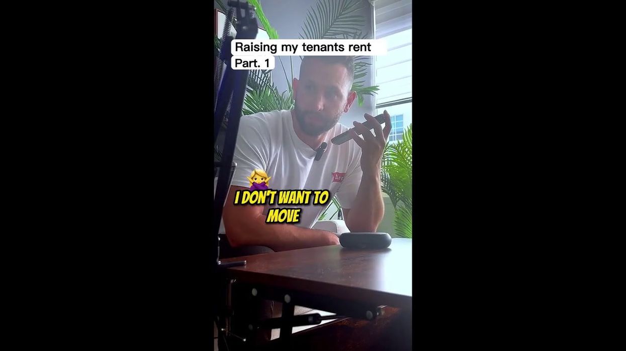 Tenant fumes as landlord 'covers holes with pieces of paper'