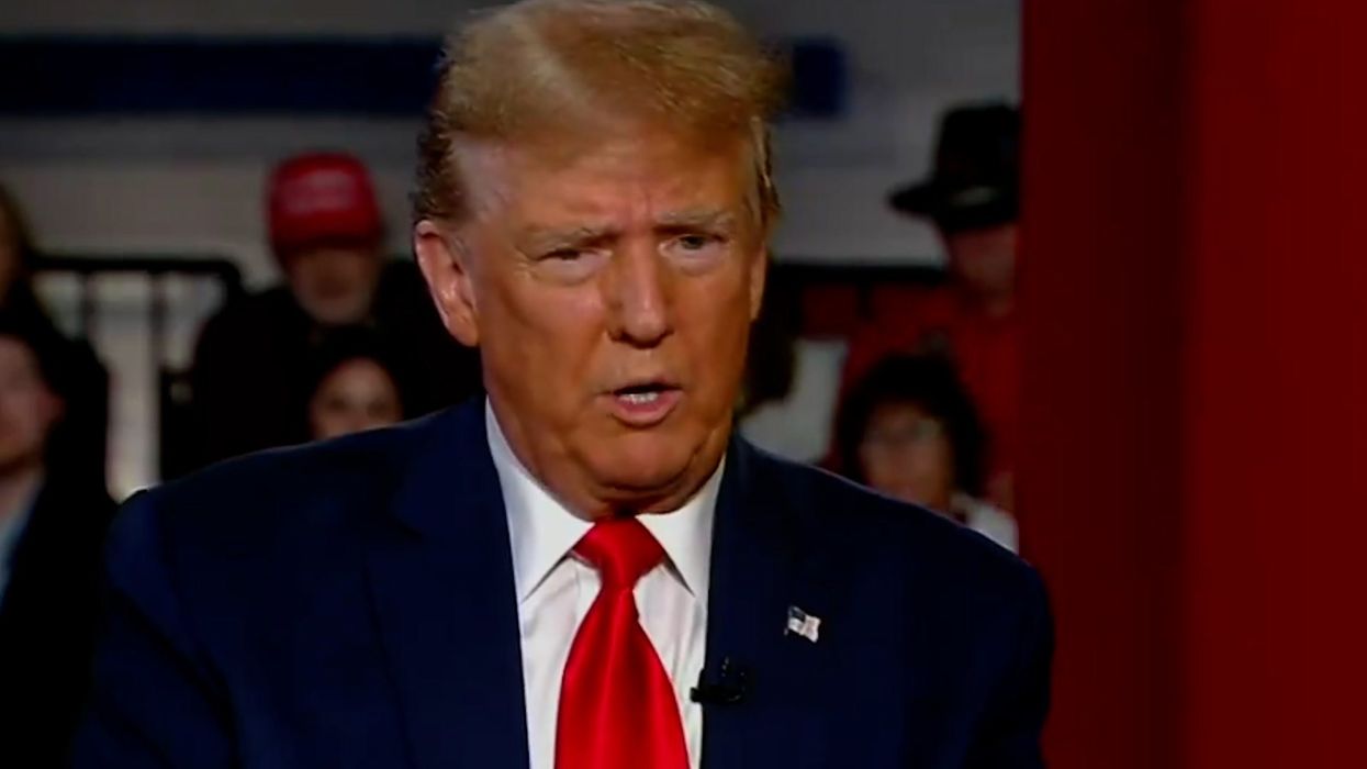 Awkward moment Laura Ingraham has to fact check Trump during town hall