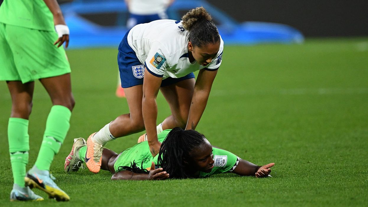 Nigerian footballer stamped on by Lauren James urges fans to 'rest'