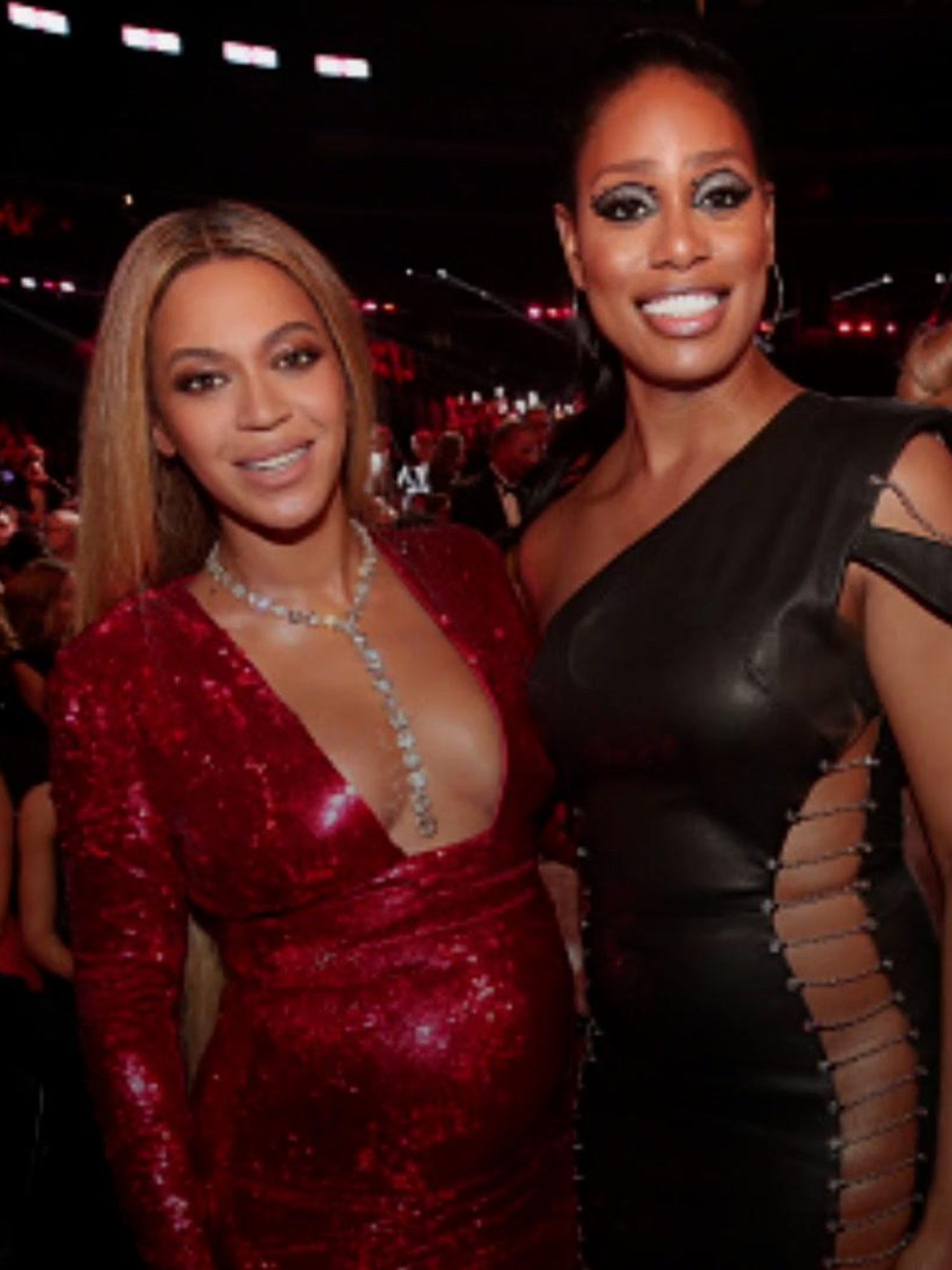 Laverne Cox mistaken for Beyoncé at US Open tennis match