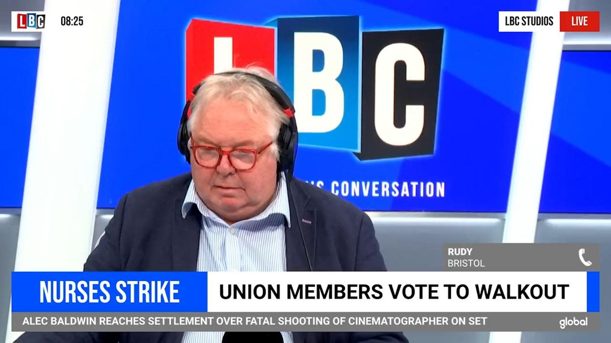 LBC caller brands NHS nurses 'lazy' over planned strikes