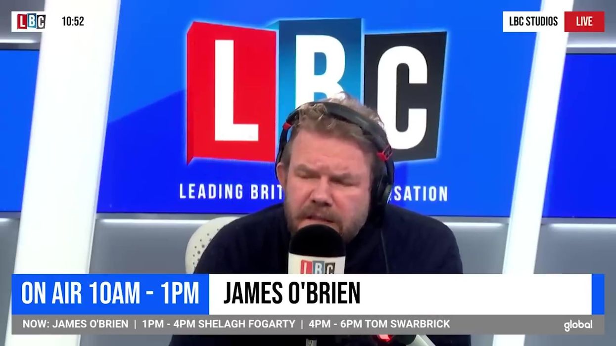 Angry LBC caller tells James O'Brien that Meghan Markle reminds him of his exes