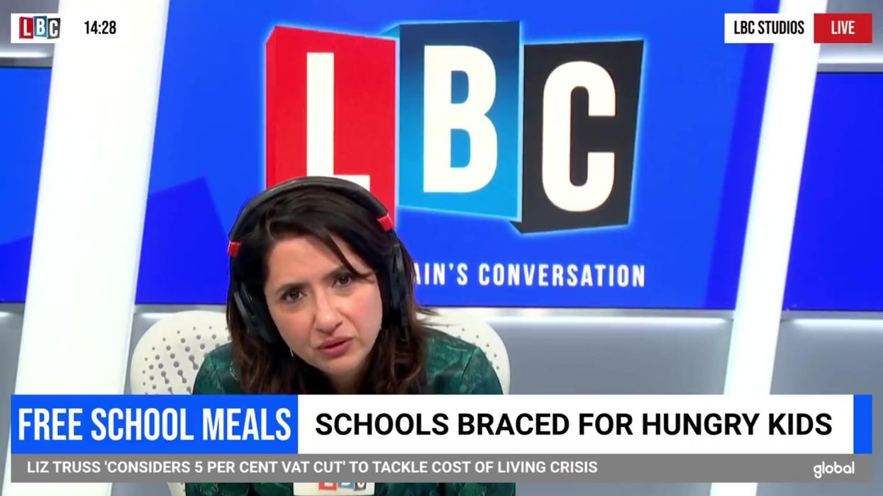 LBC host educates caller who told her to 'shut up' about the UK because she wasn't born here