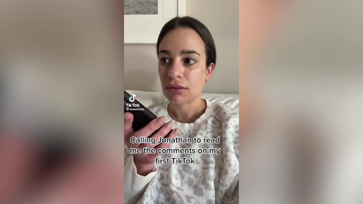Lea Michele hilariously addresses rumours she can't read on TikTok