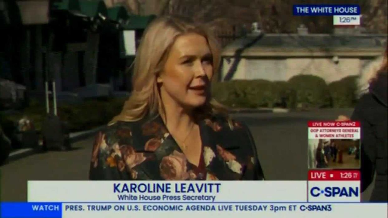 Leavitt doubles down on branding Renee Good 'lunatic' before storming away from press