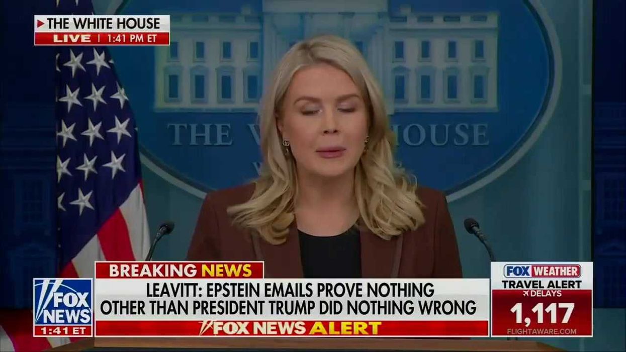 Leavitt doubles down on Democrat 'hoax' as new Epstein emails come to light