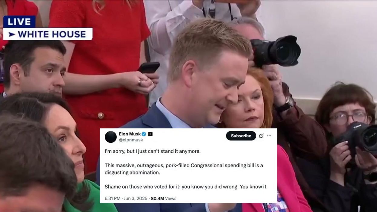 Leavitt responds as Elon Musk slams 'pork-filled congressional spending bill'