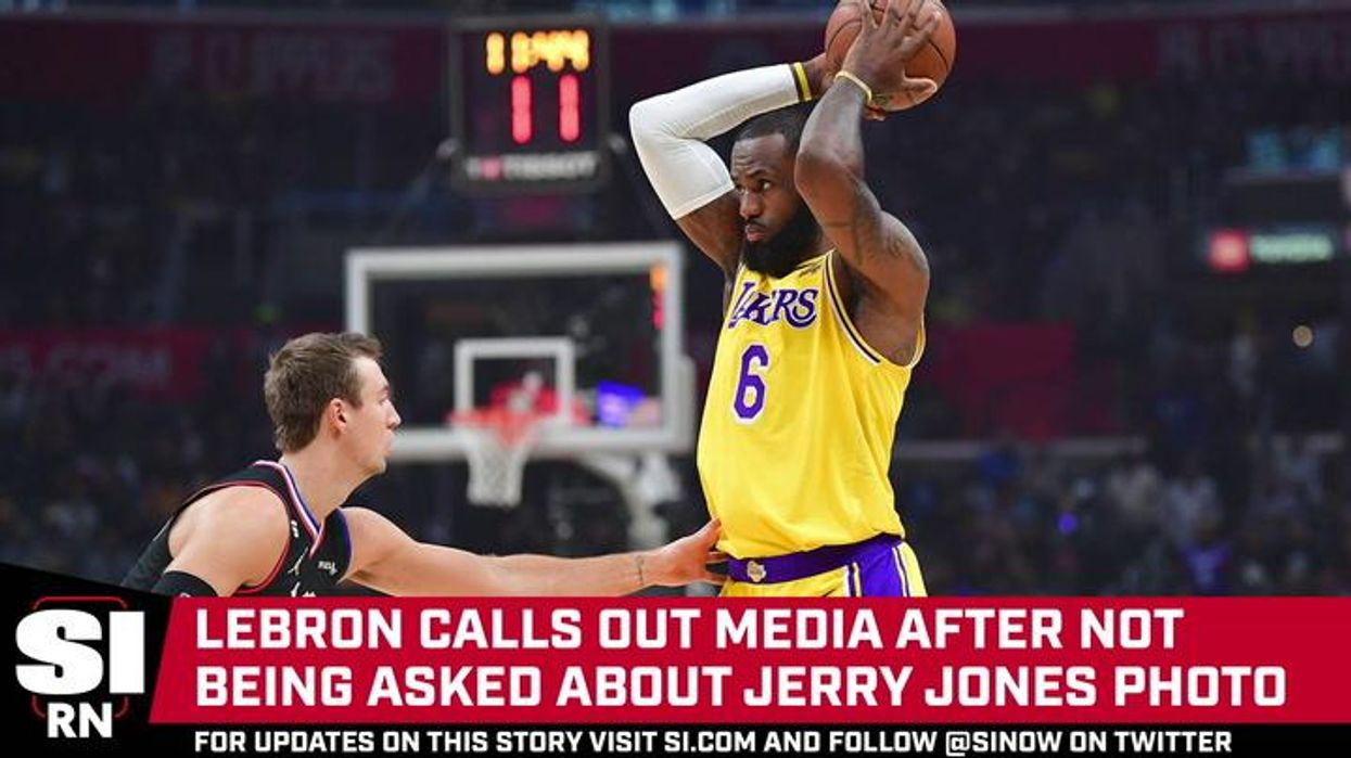 LeBron James called out journalists for not asking him about Jerry Jones and it was super-awkward