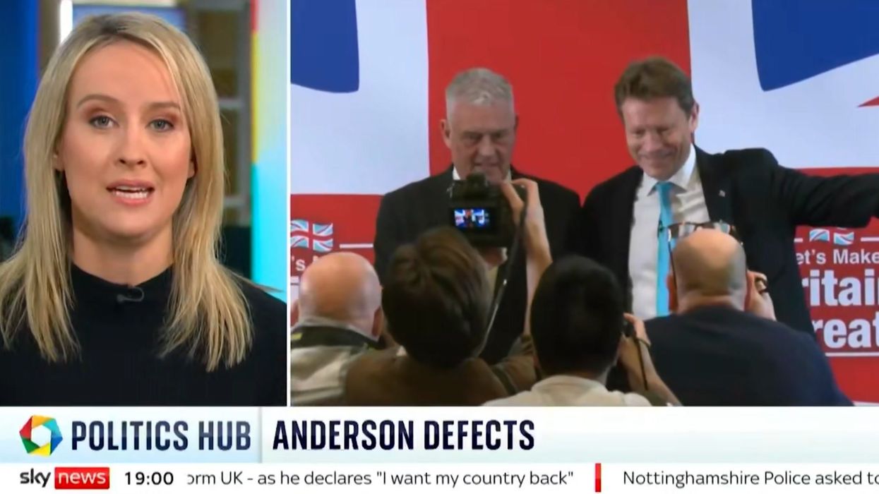 Lee Anderson called a 'p***k' during Sky News report