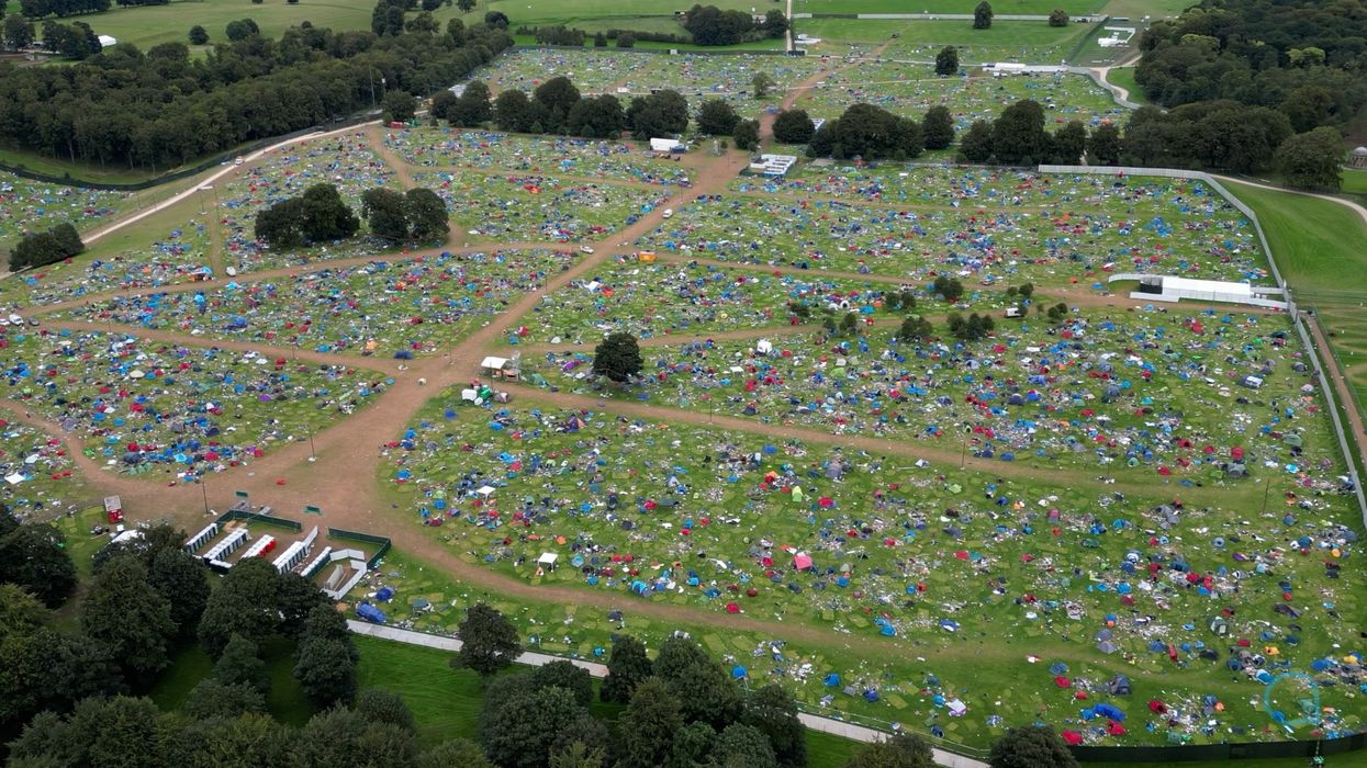 Leeds and Creamfields festival goers capture chaotic footage as Storm Lilian batters UK