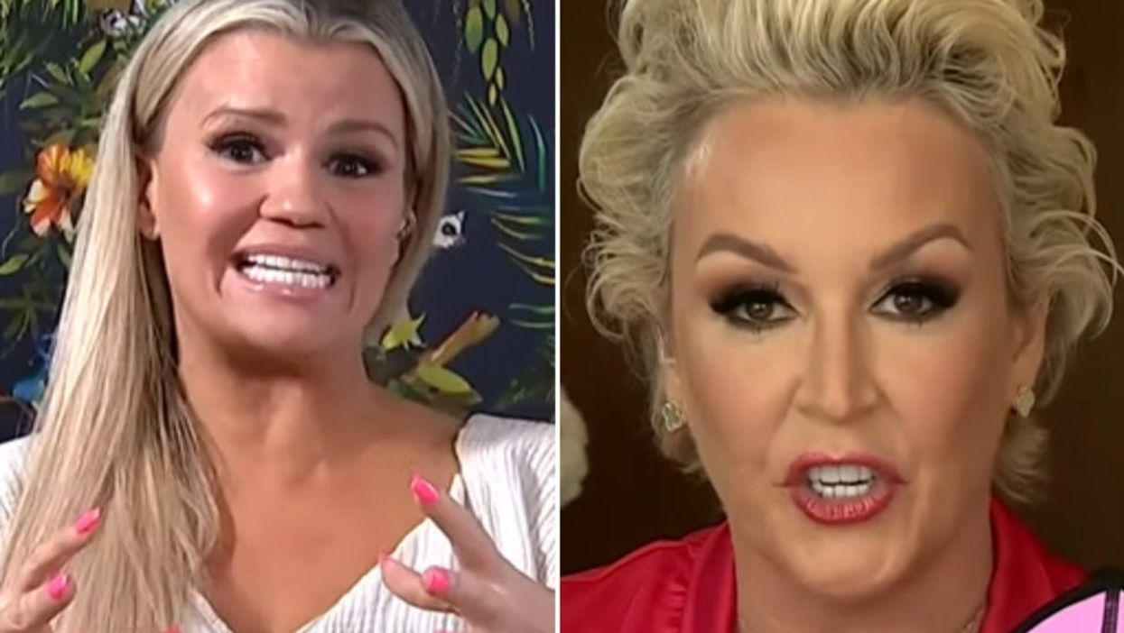 <p>(Left) Kerry Katona (Right) Tessa Hartmann</p>