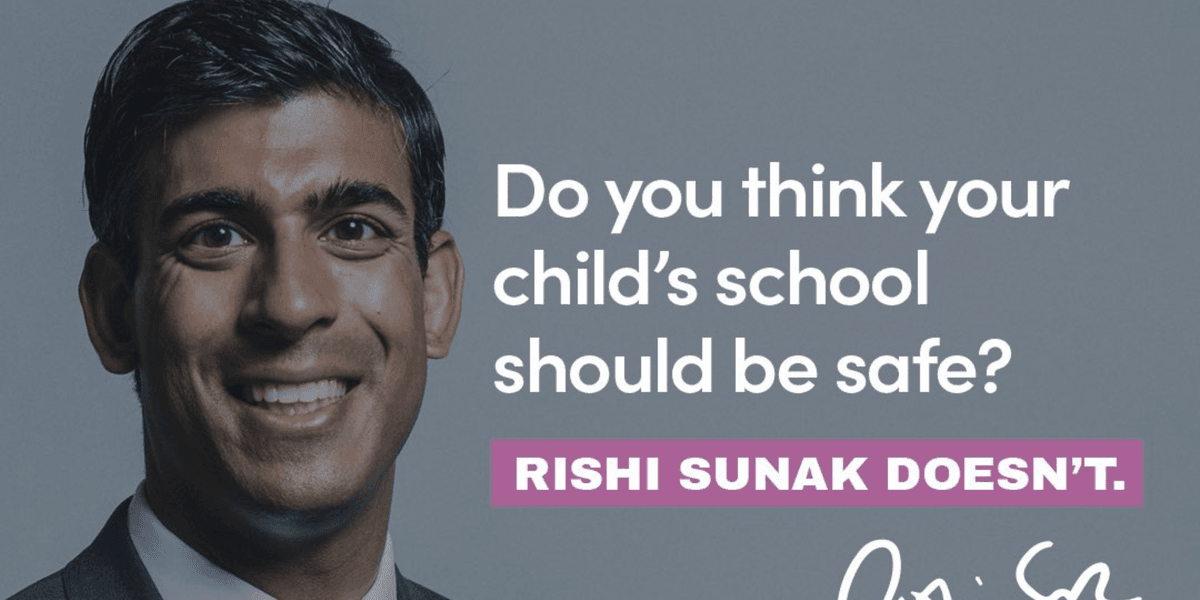 Labour bring back controversial ad campaign to attack Rishi Sunak on ...