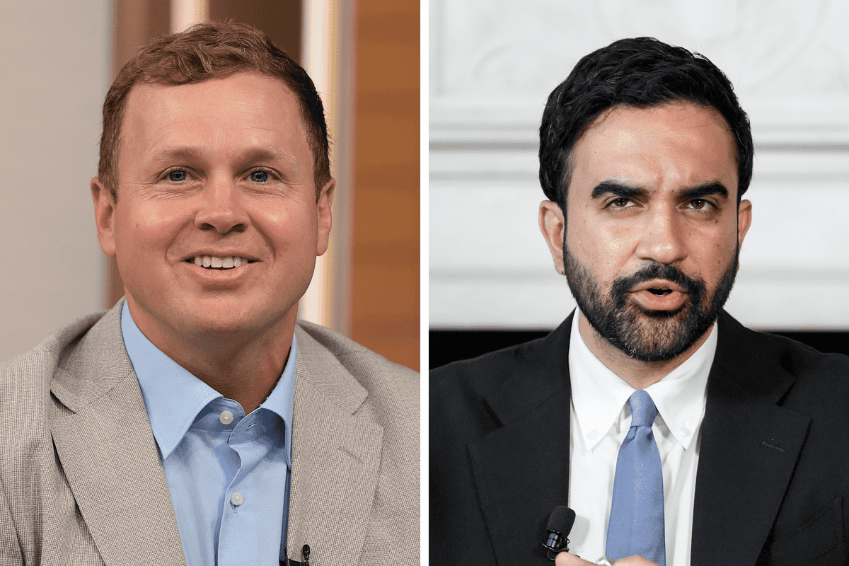 Left, Spencer Pratt. Right, Zohran Mamdani.