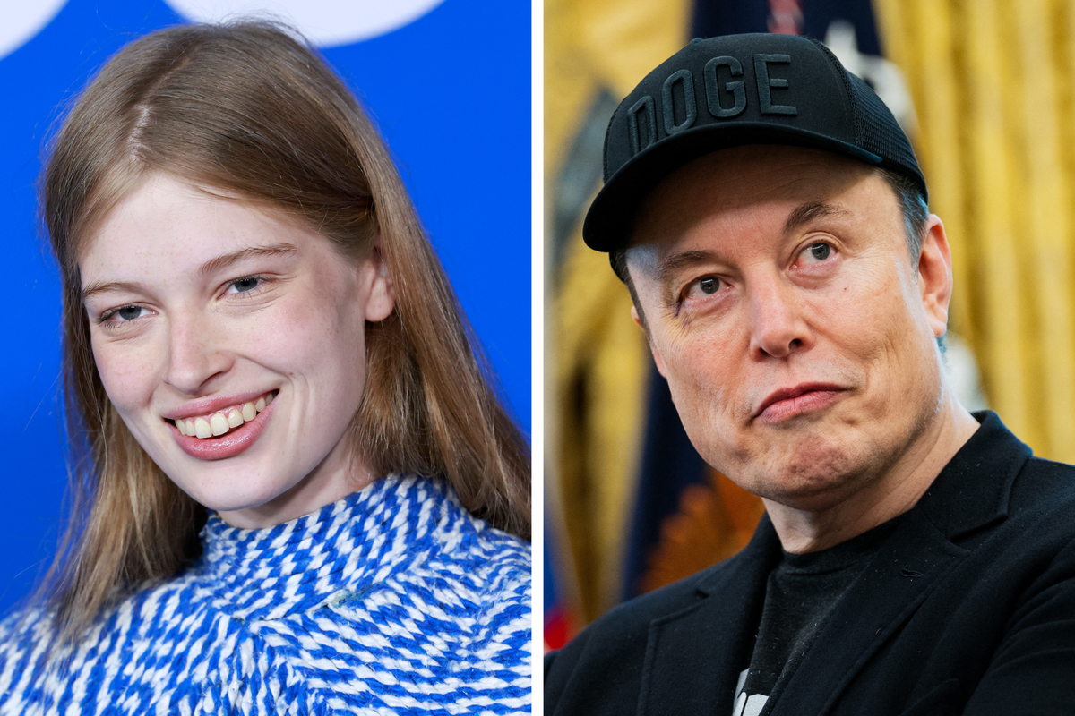 Left, Vivian Jenna Wilson. Right, Elon Musk.