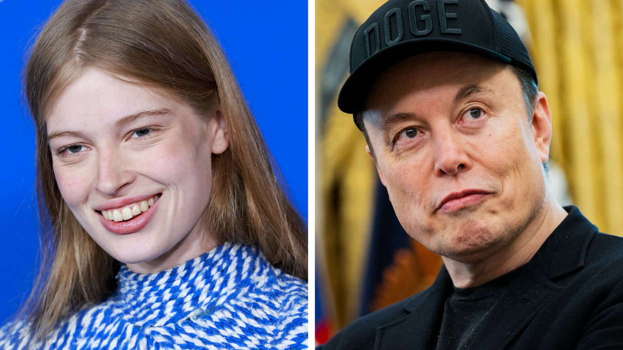 Left, Vivian Jenna Wilson. Right, Elon Musk.