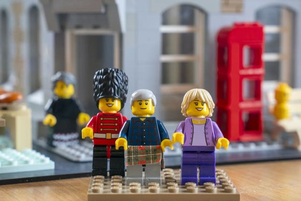 Lego versions of Charles and Camilla