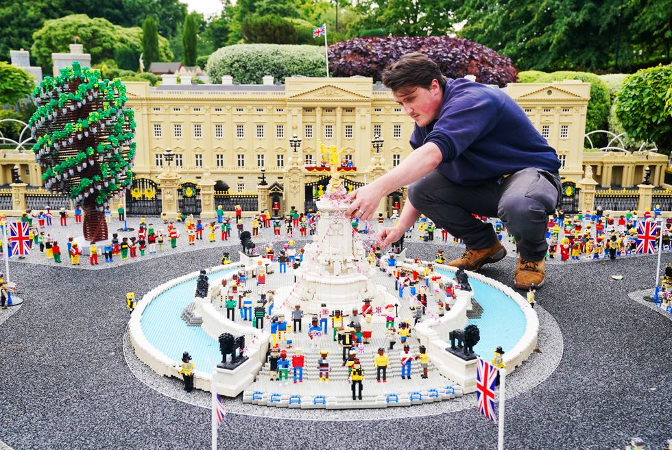 Lego models of royal family unveiled to celebrate Queen’s Platinum Jubilee