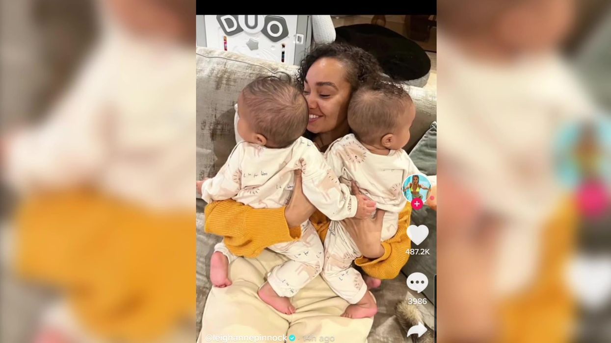 Leigh-Anne Pinnock gives fans an inside look at life with twins
