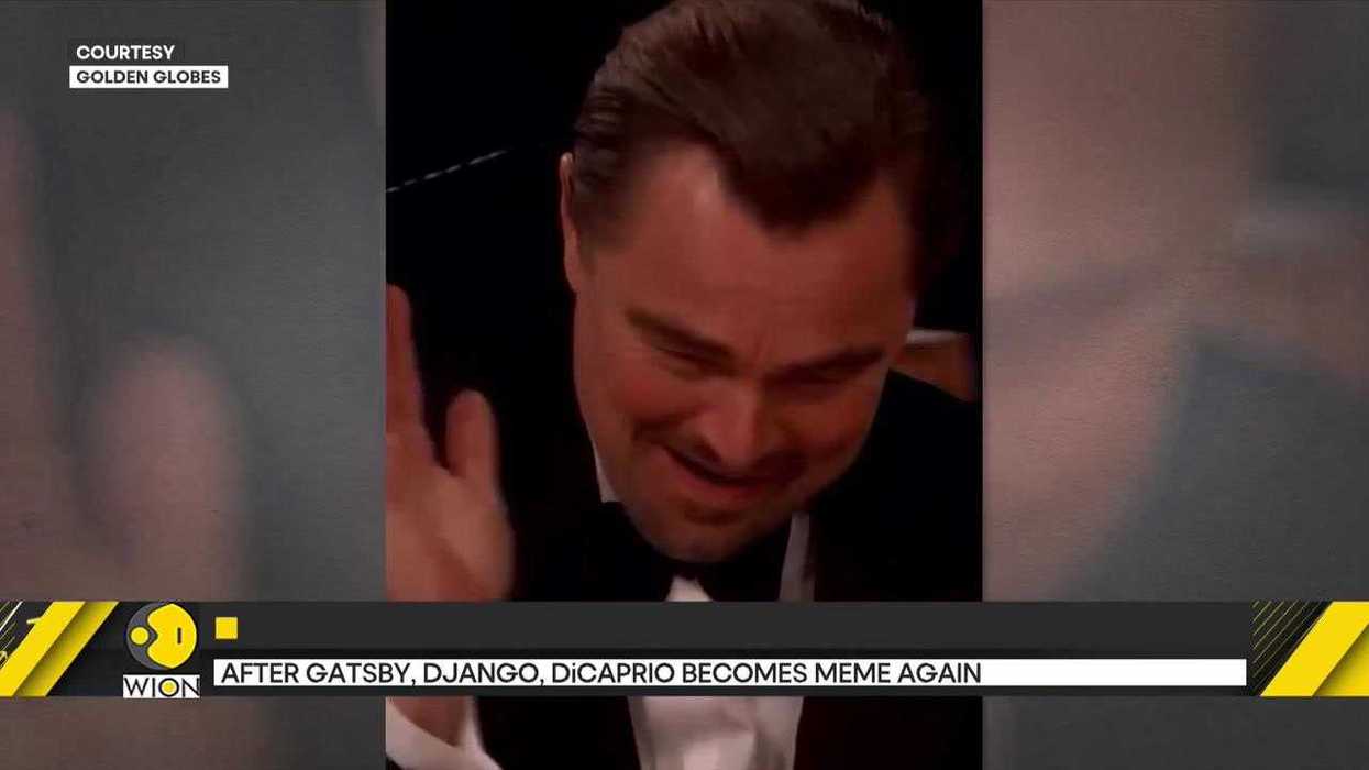Mystery solved: Who was Leonardo DiCaprio talking to during that golden globes meme moment?
